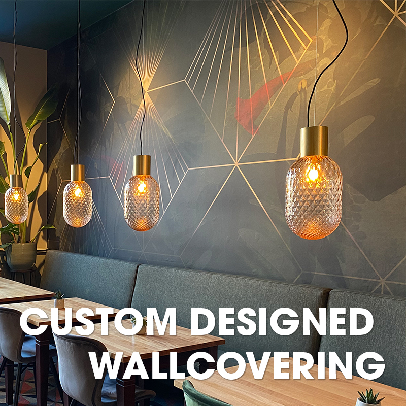Custom wallcovering